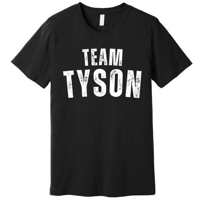 Team Tyson Family Personalized Name Vintage Premium T-Shirt