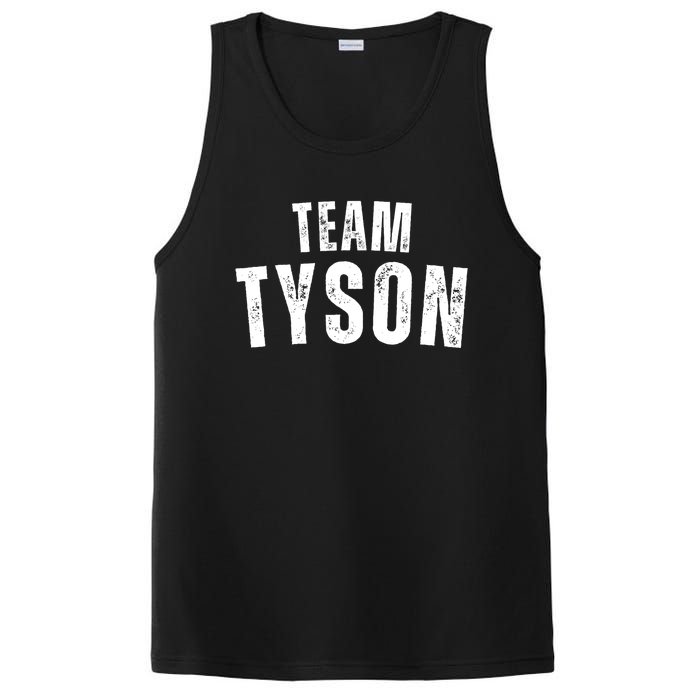 Team Tyson Family Personalized Name Vintage PosiCharge Competitor Tank