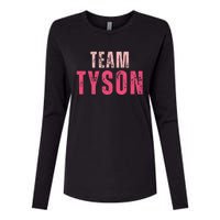 Team Tyson Family Last Name Tyson Vintage Womens Cotton Relaxed Long Sleeve T-Shirt