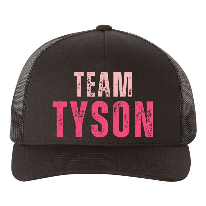 Team Tyson Family Last Name Tyson Vintage Yupoong Adult 5-Panel Trucker Hat