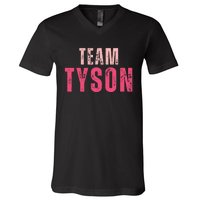 Team Tyson Family Last Name Tyson Vintage V-Neck T-Shirt