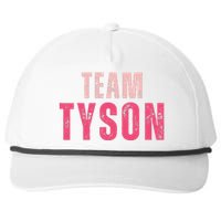 Team Tyson Family Last Name Tyson Vintage Snapback Five-Panel Rope Hat