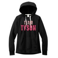 Team Tyson Family Last Name Tyson Vintage Women's Fleece Hoodie