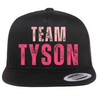 Team Tyson Family Last Name Tyson Vintage Flat Bill Trucker Hat