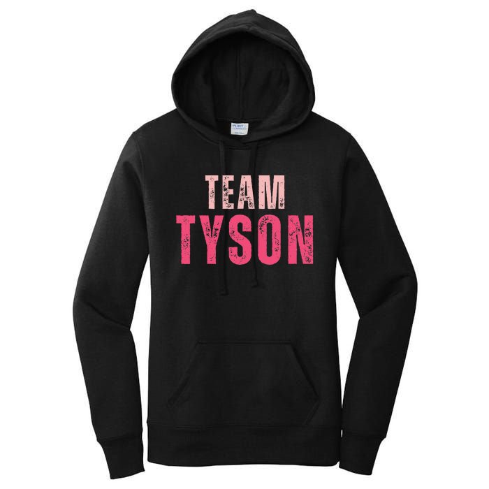 Team Tyson Family Last Name Tyson Vintage Women's Pullover Hoodie