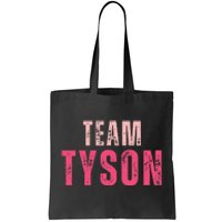 Team Tyson Family Last Name Tyson Vintage Tote Bag