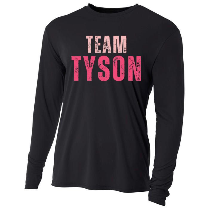 Team Tyson Family Last Name Tyson Vintage Cooling Performance Long Sleeve Crew