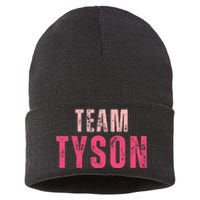 Team Tyson Family Last Name Tyson Vintage Sustainable Knit Beanie