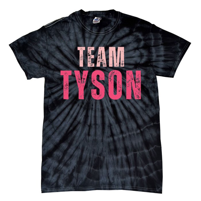 Team Tyson Family Last Name Tyson Vintage Tie-Dye T-Shirt