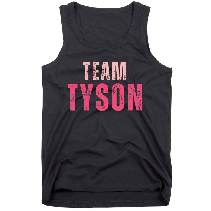 Team Tyson Family Last Name Tyson Vintage Tank Top