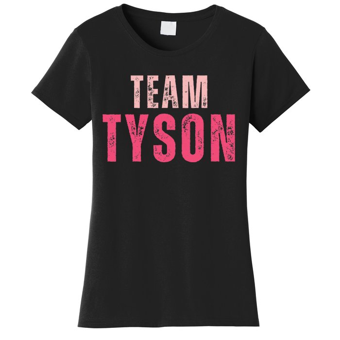 Team Tyson Family Last Name Tyson Vintage Women's T-Shirt