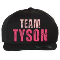 Team Tyson Family Last Name Tyson Vintage Wool Snapback Cap