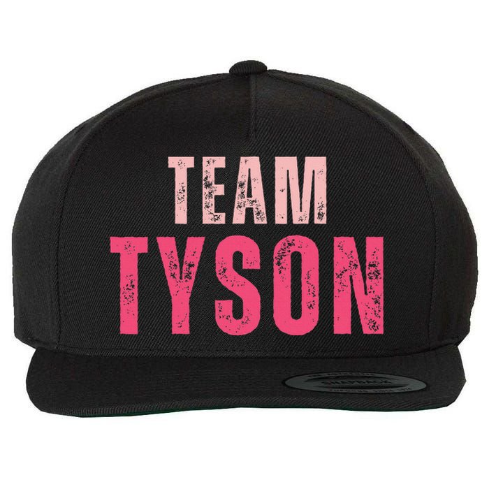 Team Tyson Family Last Name Tyson Vintage Wool Snapback Cap