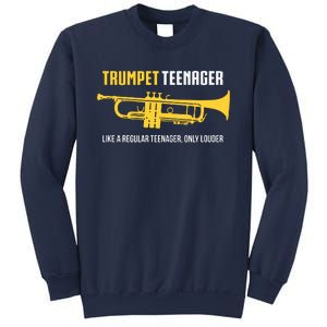 Trumpet Teenager Funny Cute Marching Band Gift Sweatshirt