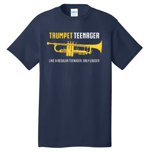 Trumpet Teenager Funny Cute Marching Band Gift Tall T-Shirt