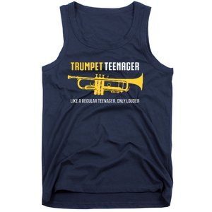 Trumpet Teenager Funny Cute Marching Band Gift Tank Top