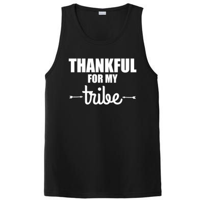 Turkey Tribe Funny Thanksgiving Family Thankful For My Tribe Meaningful Gift PosiCharge Competitor Tank