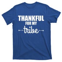 Turkey Tribe Funny Thanksgiving Family Thankful For My Tribe Meaningful Gift T-Shirt