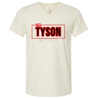 Team Tyson Family Personalized Name Vintage Tyson V-Neck T-Shirt