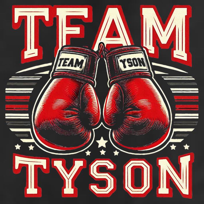 Team Tyson Family Personalized Name 7 Panel Mesh Trucker Snapback Hat