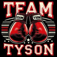 Team Tyson Family Personalized Name Drawstring Bag