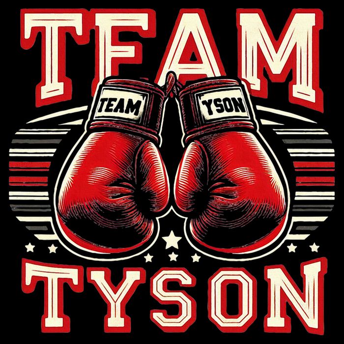 Team Tyson Family Personalized Name Drawstring Bag