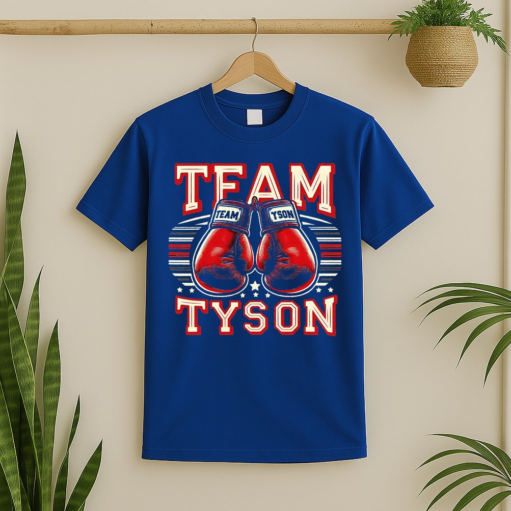Team Tyson Family Personalized Name T-Shirt
