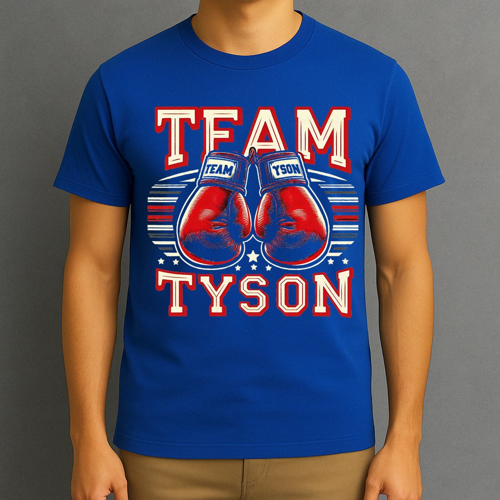 Team Tyson Family Personalized Name T-Shirt