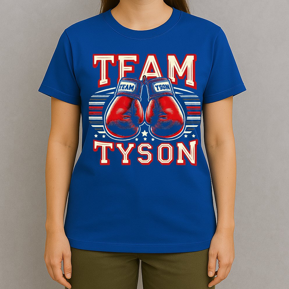 Team Tyson Family Personalized Name T-Shirt
