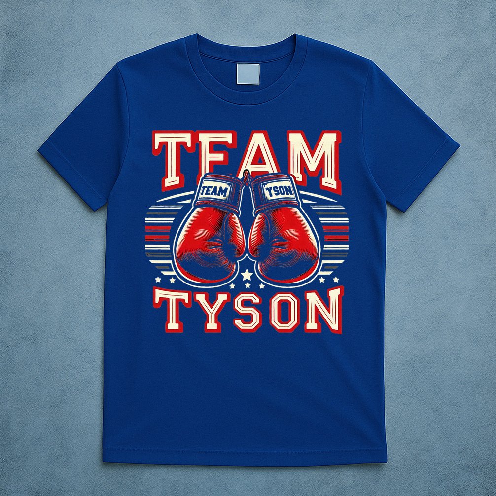 Team Tyson Family Personalized Name T-Shirt
