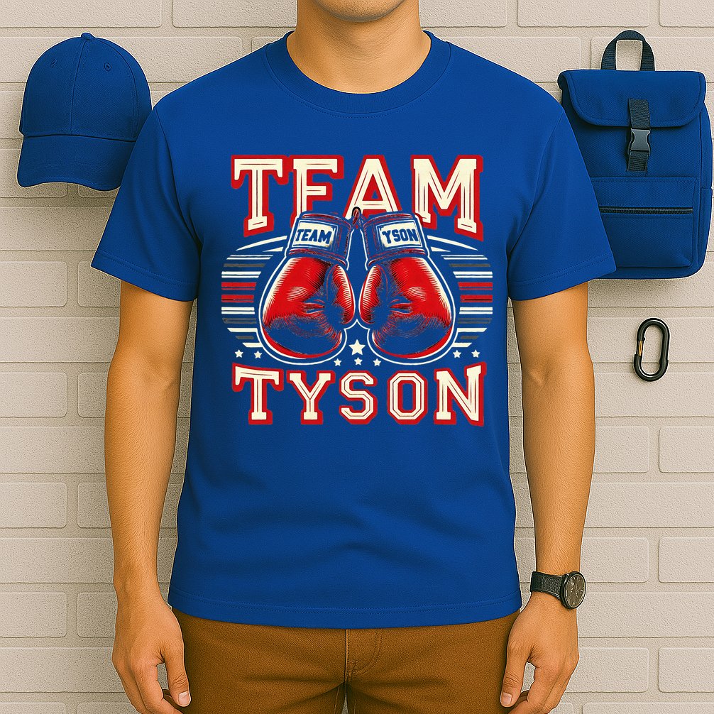 Team Tyson Family Personalized Name T-Shirt