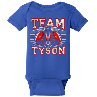 Team Tyson Family Personalized Name Baby Bodysuit