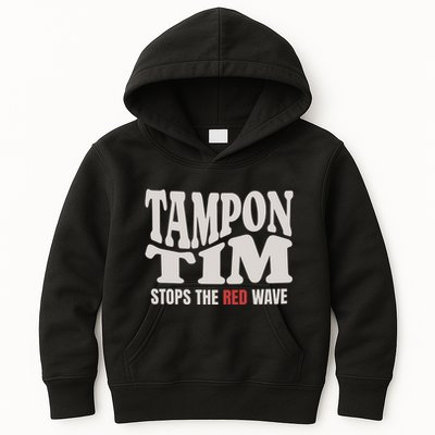 Tampon Tim  Funny Political Kids Hoodie
