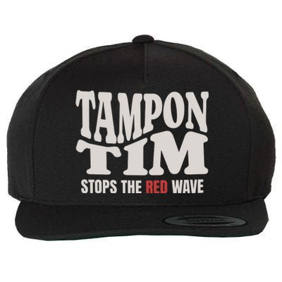 Tampon Tim  Funny Political Wool Snapback Cap