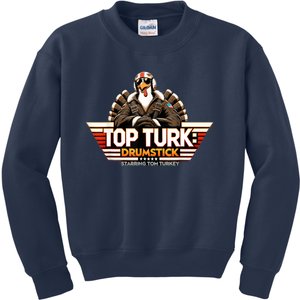 Top Turk: Funny Thanksgiving Kids Sweatshirt