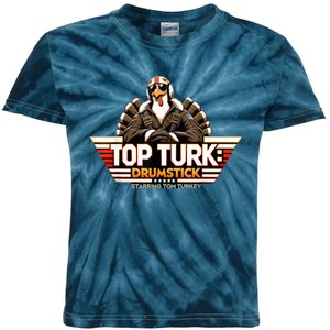 Top Turk: Funny Thanksgiving Kids Tie-Dye T-Shirt