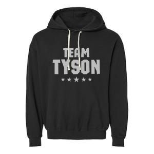 Team Tyson Family Personalized Name Tyson Garment-Dyed Fleece Hoodie