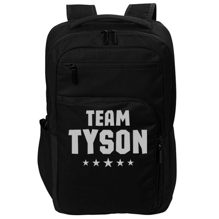 Team Tyson Family Personalized Name Tyson Impact Tech Backpack