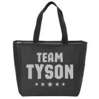 Team Tyson Family Personalized Name Tyson Zip Tote Bag