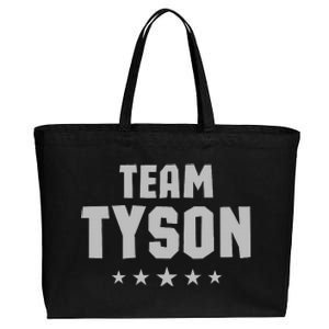 Team Tyson Family Personalized Name Tyson Cotton Canvas Jumbo Tote