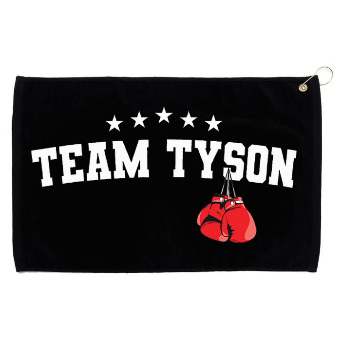 Team Tyson Family Personalized Name Tyson Vintage Grommeted Golf Towel