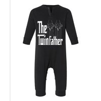 The Twinfather Funny Father Of Twins Twin Daddy Infant Fleece One Piece