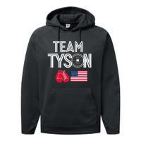 Team Tyson Family Personalized Name Vintage Performance Fleece Hoodie