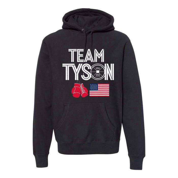 Team Tyson Family Personalized Name Vintage Premium Hoodie