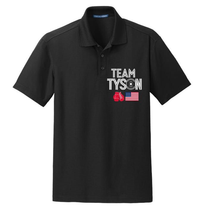 Team Tyson Family Personalized Name Vintage Dry Zone Grid Polo