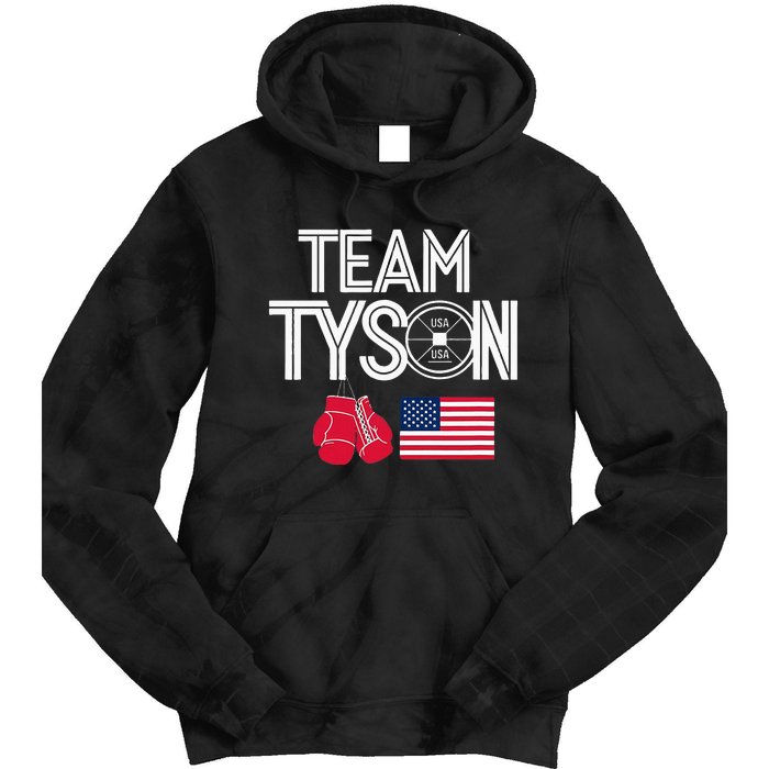 Team Tyson Family Personalized Name Vintage Tie Dye Hoodie