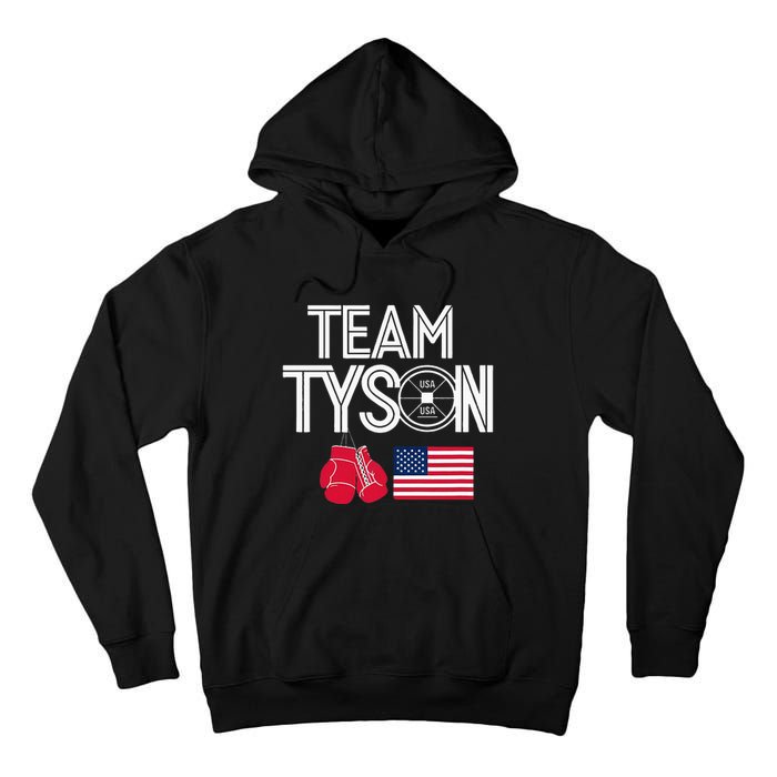 Team Tyson Family Personalized Name Vintage Tall Hoodie