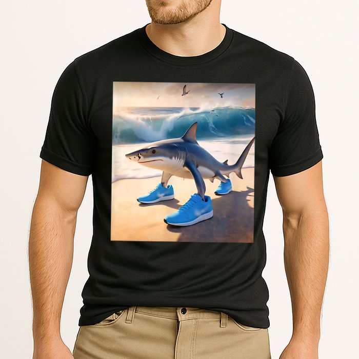 Tralalero Tralala Funny Gen Alpha Shark Meme  Cooling Performance Crew T-Shirt
