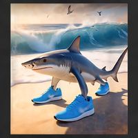 Tralalero Tralala Funny Gen Alpha Shark Meme  Adult Drive Performance Visor