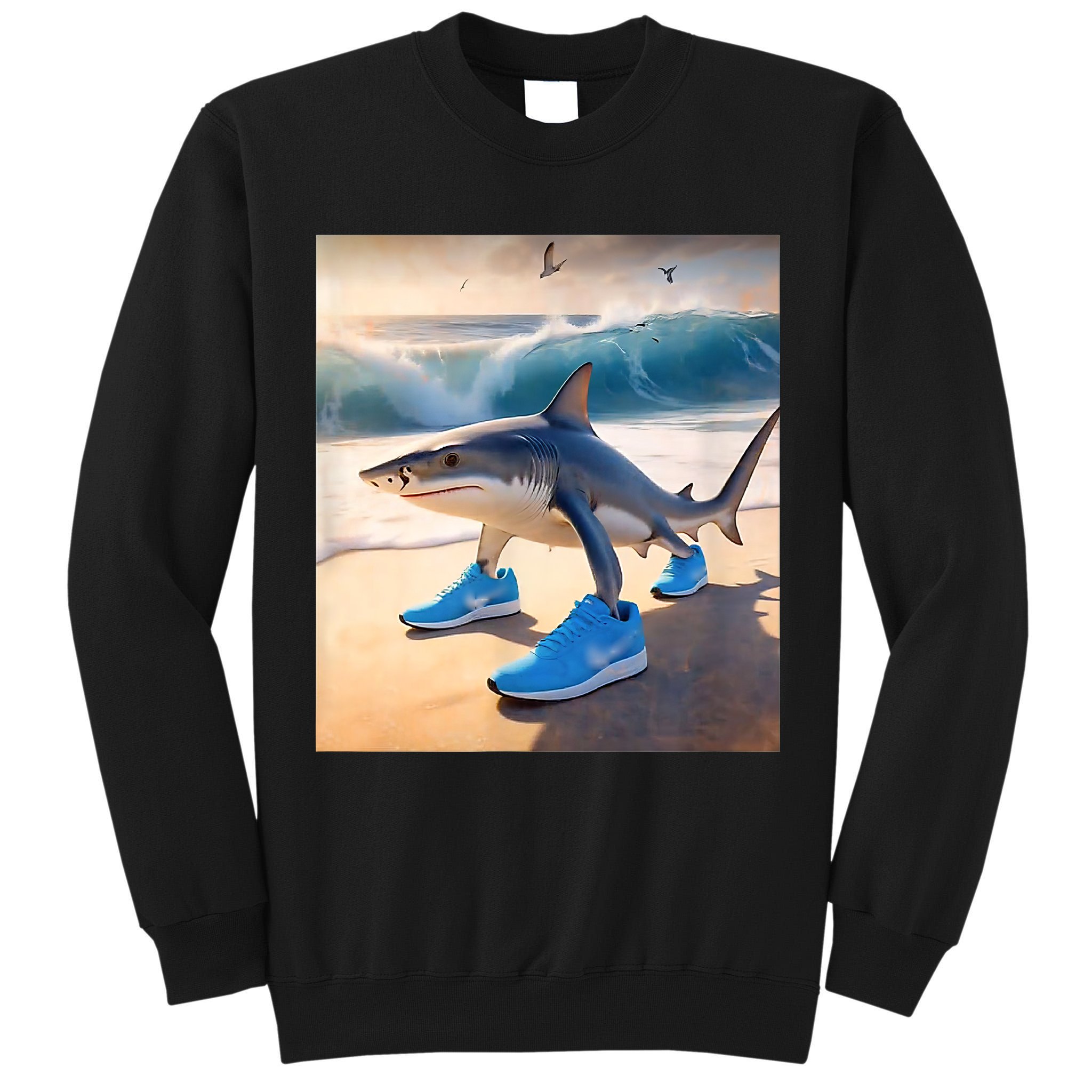 Tralalero Tralala Funny Gen Alpha Shark Meme  Tall Sweatshirt